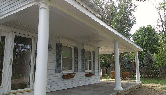 covered front porch