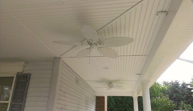 wraparound porch with fan