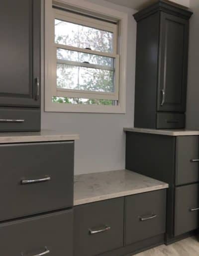 window and storage area