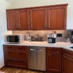 Kitchen remodel with oven and toaster