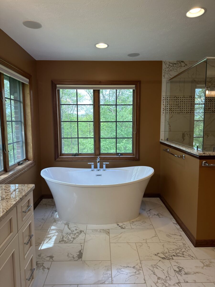 bathroom redesign and remodel