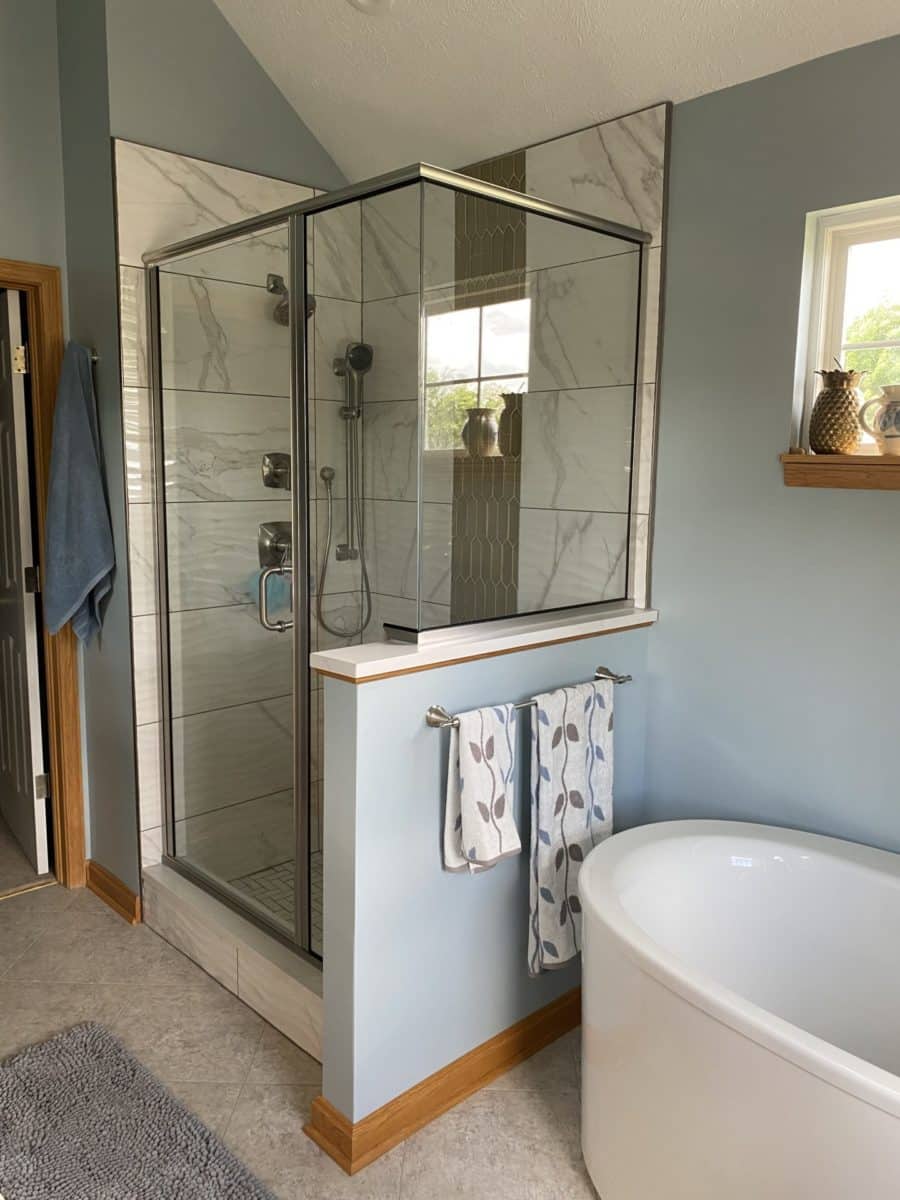 bathroom remodeling contractor project Medina OH