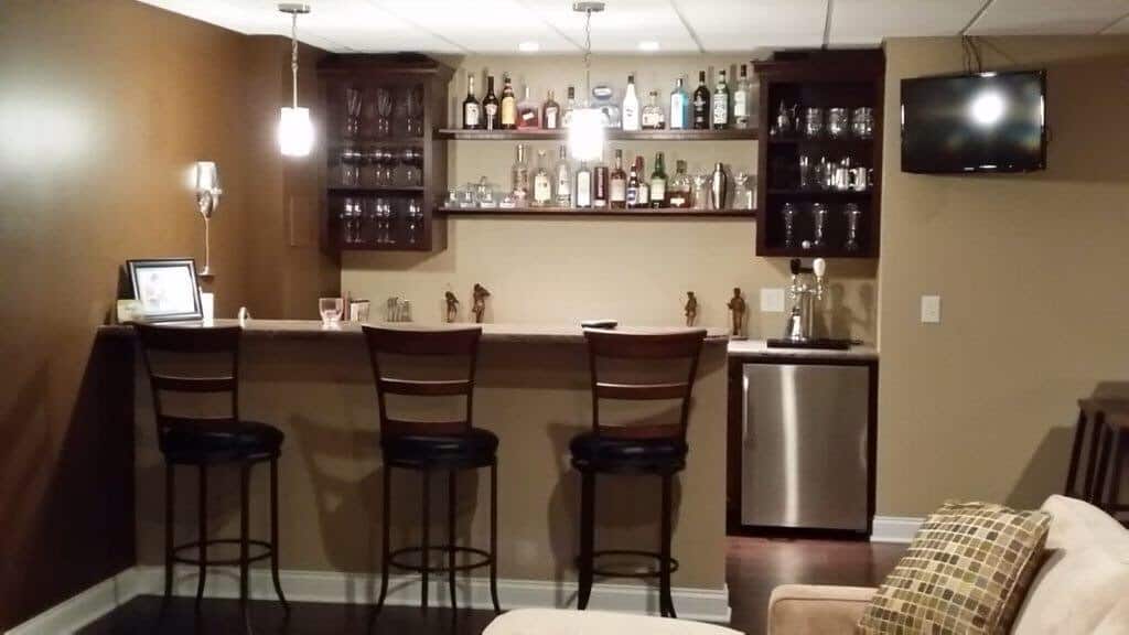 basement bar seating